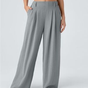 Halara silvery Gray Women's Wide-Leg Pants - never worn!